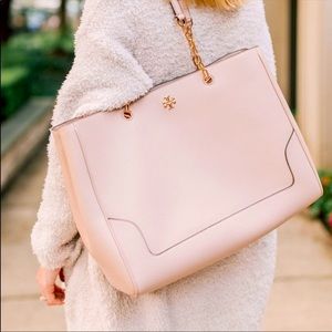 Tory Burch Large Carter Tote- NWOT- Shell Pink